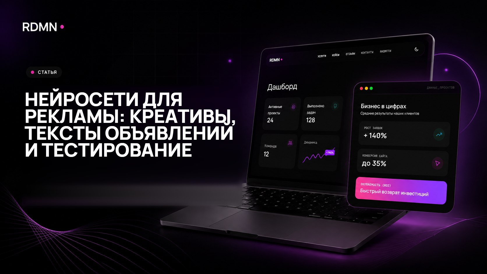 Нейросети для рекламы: креативы, тексты объявлений и тестирование